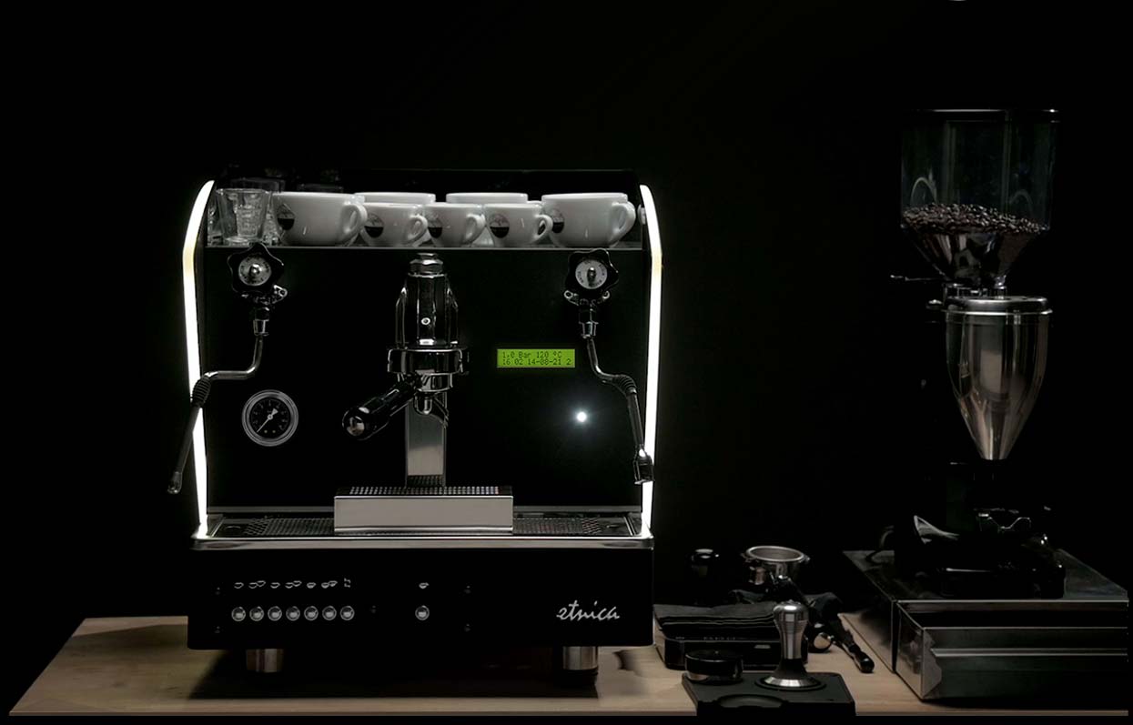 Etnica 1 group E61 display commercial Orchestrale coffee machines