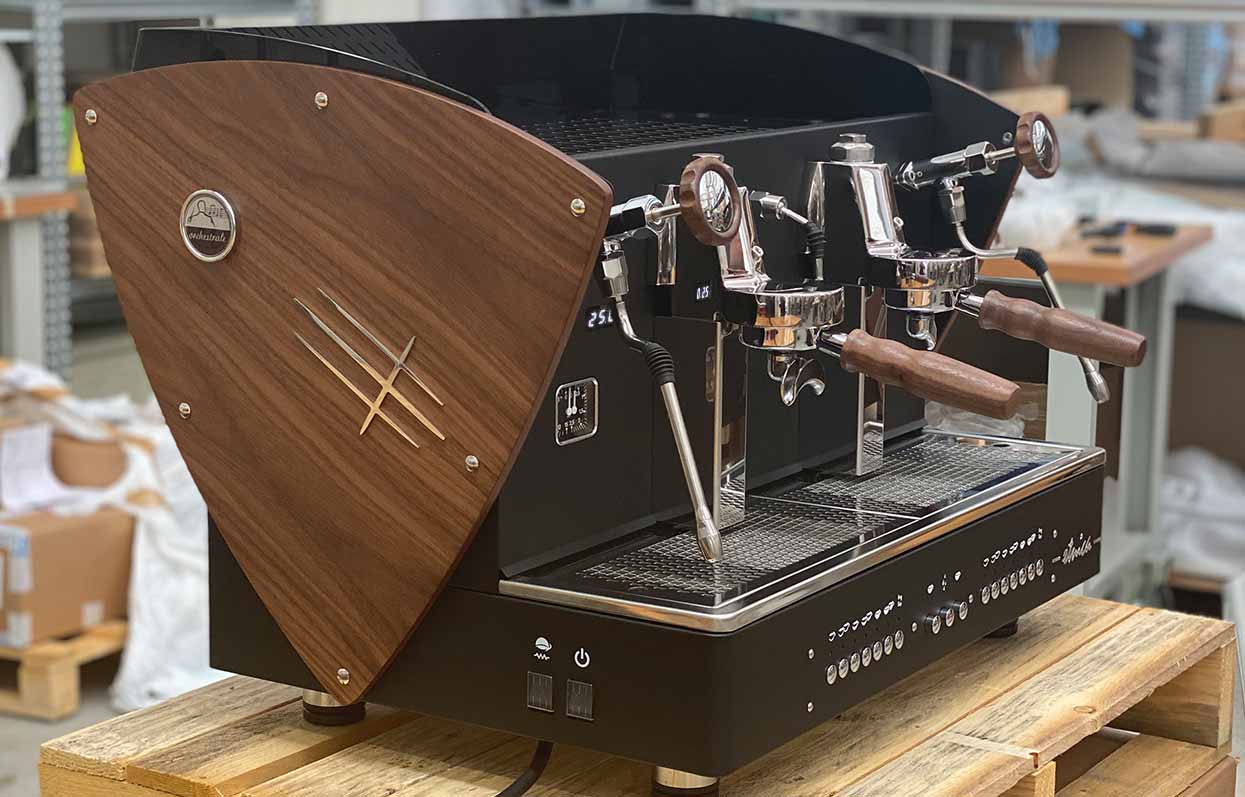 Etnica 2 groups E61 display Wood Orchestrale coffee machines