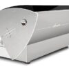 Maquina de café Orchestrale Etnica 3 grupos E61 automática y/o semi-automática - Etnica display-Etnica display TT 3 grupos E61 automática vista trasera de 3/4 con logo retroiluminado por LED