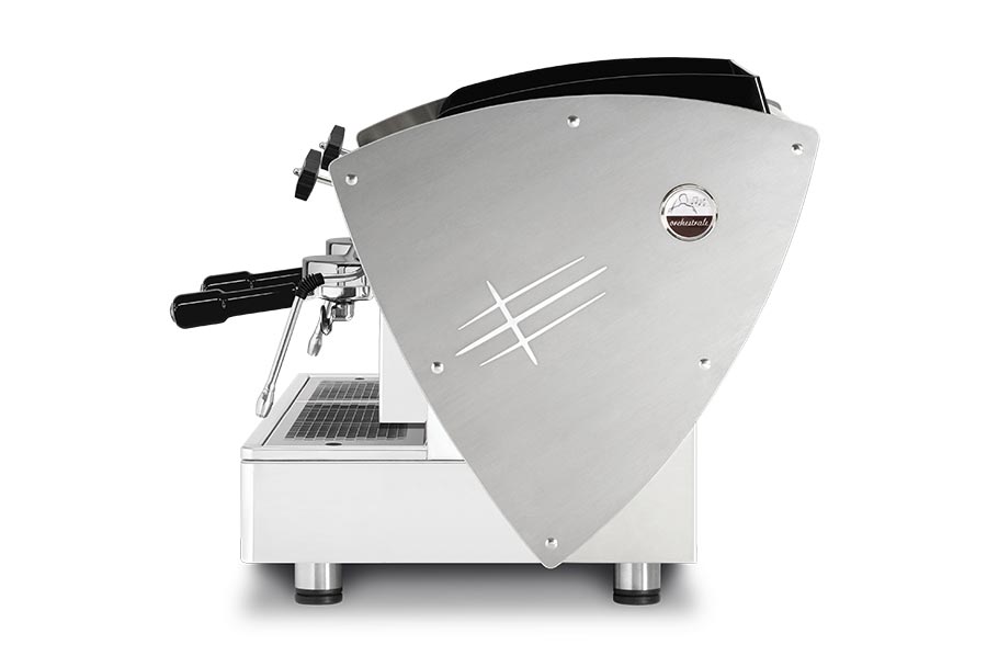 Maquina de café Orchestrale Etnica vista lateral 2 grupos E61 automática y/o semi-automática y/o Kit de GAS