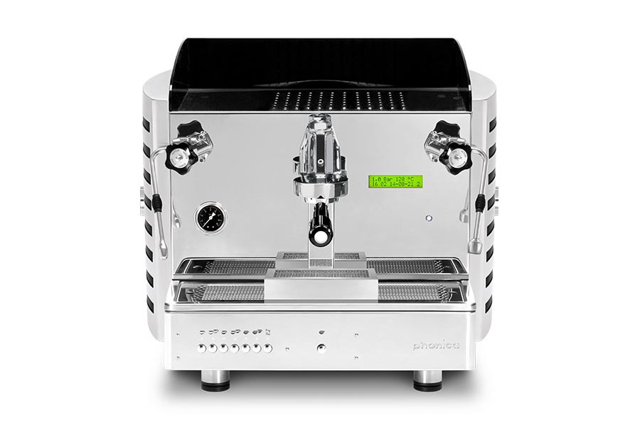 Phonica front 1 E61 group compact automatic with display Orchestrale Coffee Machines