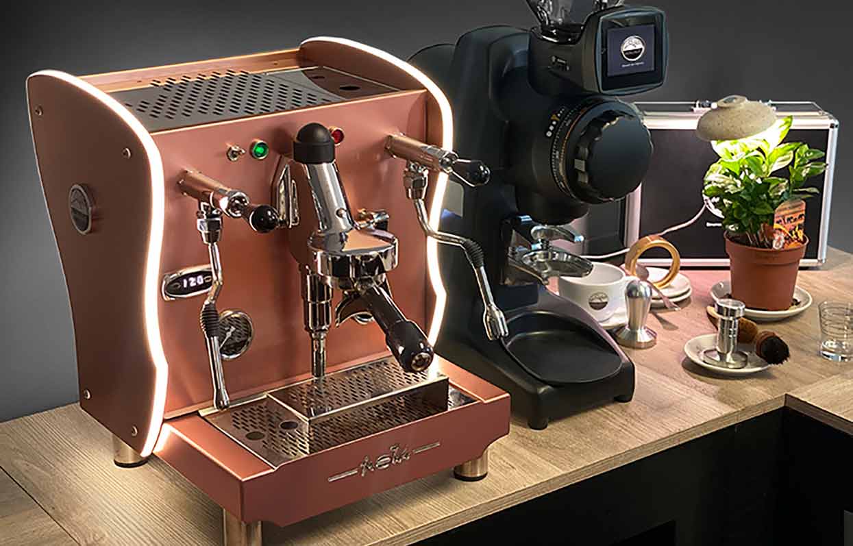 Nota 1 gruppo E61 Thermo PID Digit Chrono Orchestrale coffee machine Professionale rame