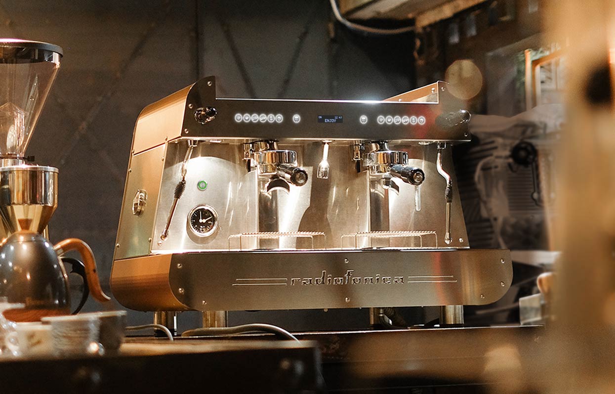 Radiofonica 2 groups E61 commercial Orchestrale coffee machine 18